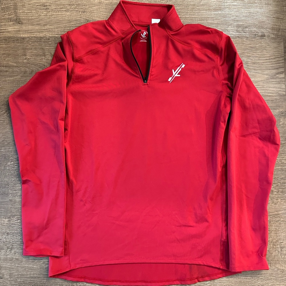 JL Racing - Performance Quarterzip - Red - Large - Picture 4 of 5